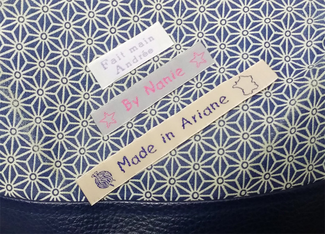 Idée cadeau : les étiquettes personnalisées tissées Idée cadeau : les étiquettes personnalisées tissées