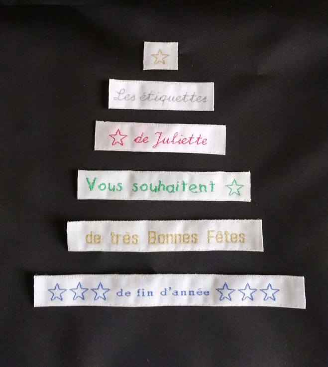 Les étiquettes de Juliette vous souhaitent d'excellentes fêtes de fin d'année Les étiquettes de Juliette vous souhaitent d'excellentes fêtes de fin d'année