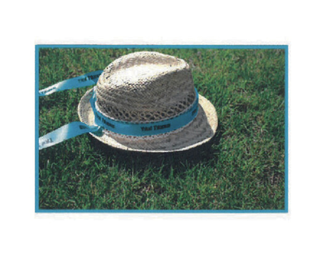 Des rubans personnalisés pour votre chapeau préféré Des rubans personnalisés pour votre chapeau préféré