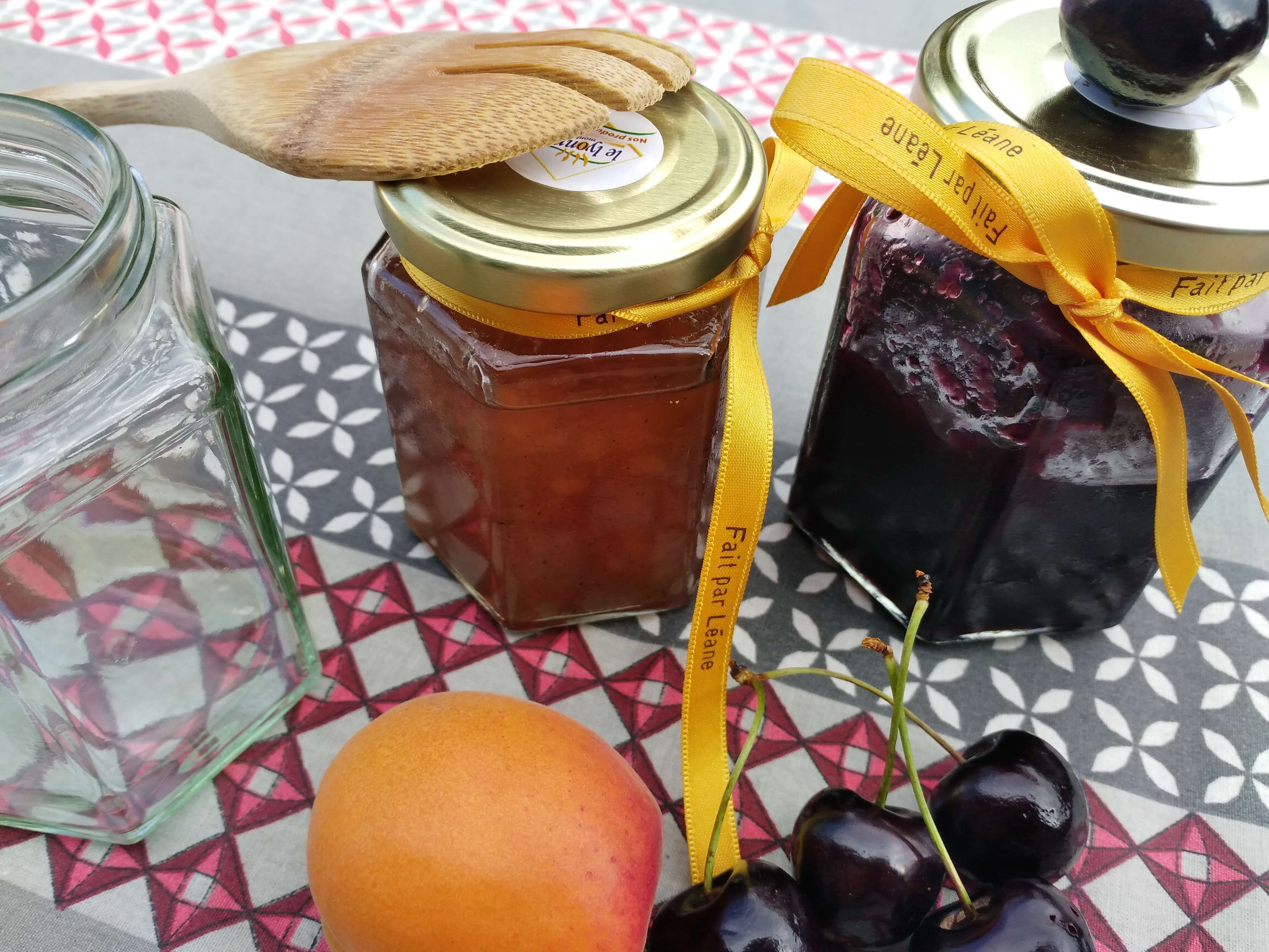 Fruits d'été et confitures : personnalisez vos pots avec des rubans en satin