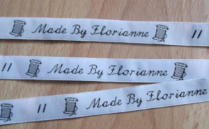 Nos étiquettes à l'honneur sur le blog "Florianne coud encore"